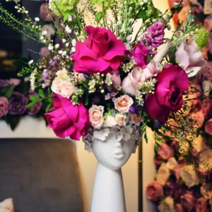 Aranjament Venus in vas ceramica