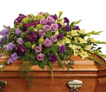 Aranjament Trandafiri, Mathiola, Alstroemeria, Garoafe, Gladiole, Hortensie, Asparagus, Verdeata