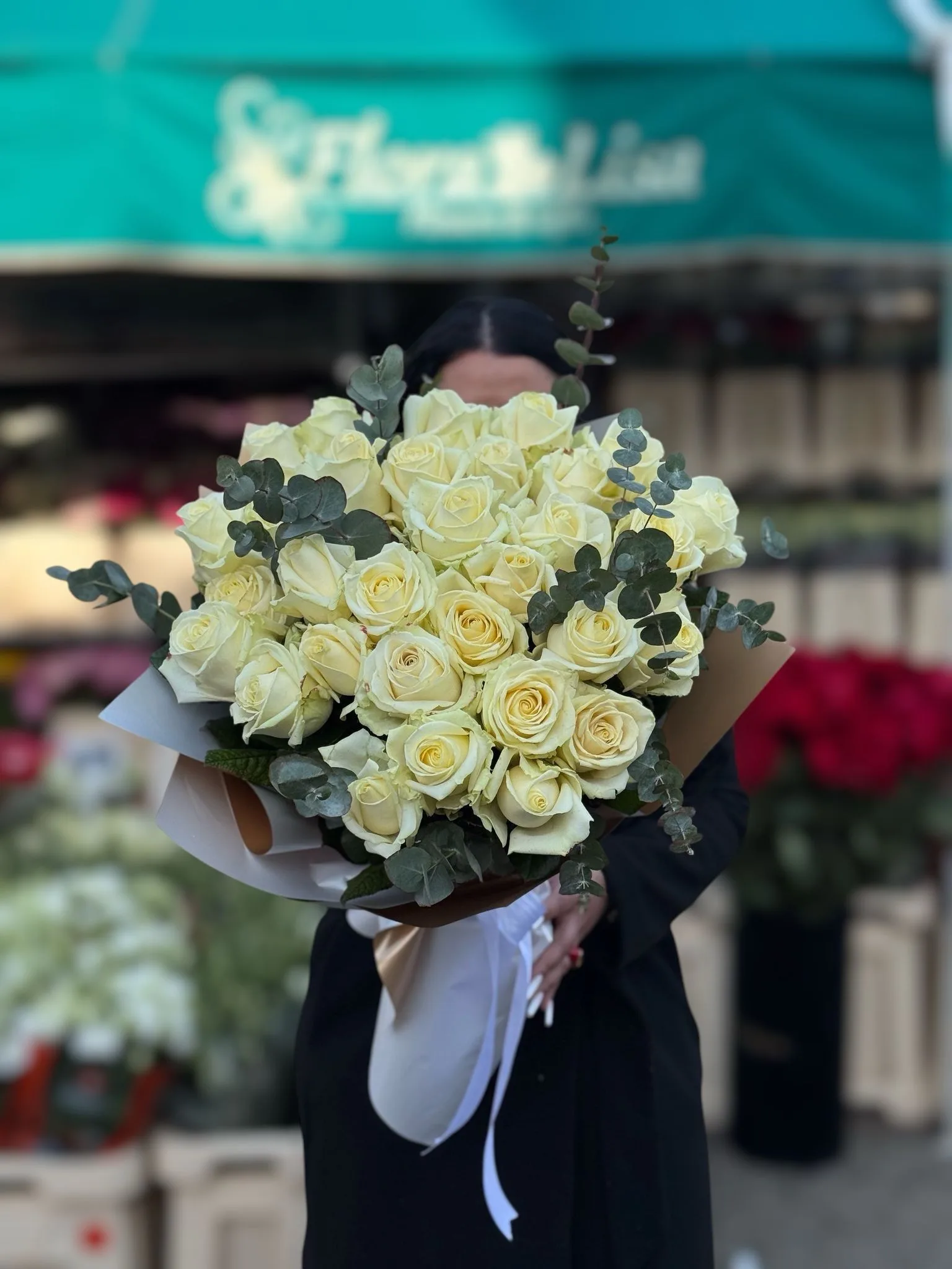 Buchet Trandafir Alb