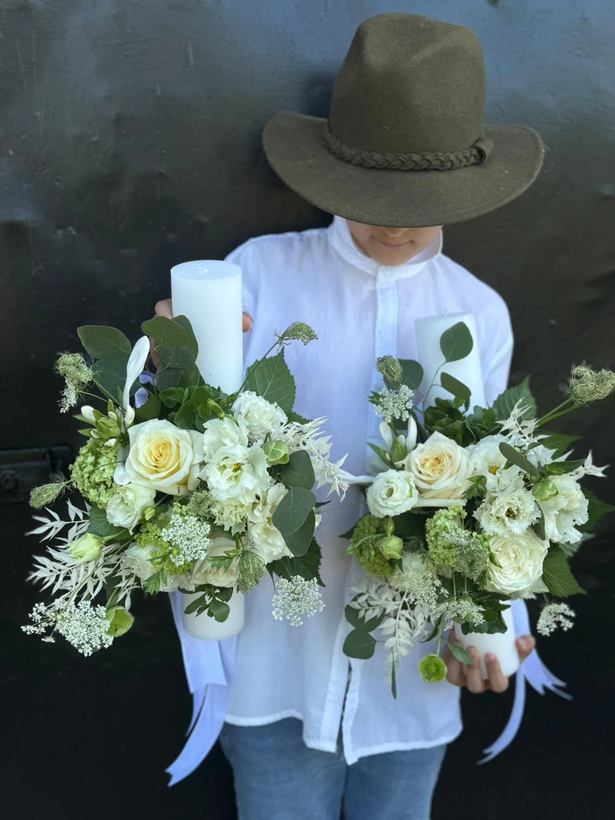 Set lumanari cununie