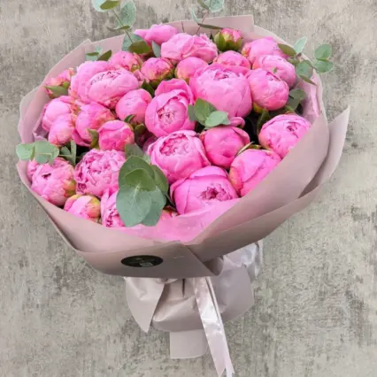 Buchet 41 Bujori Roz